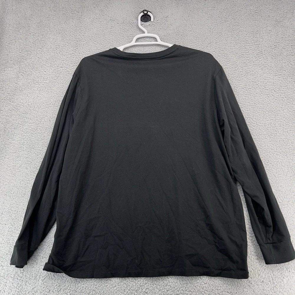 Polo Ralph Lauren Custom Slim Fit Crest Long Sleeve T-Shirt Black Men's XXL